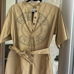 Cotton short sleeves dress